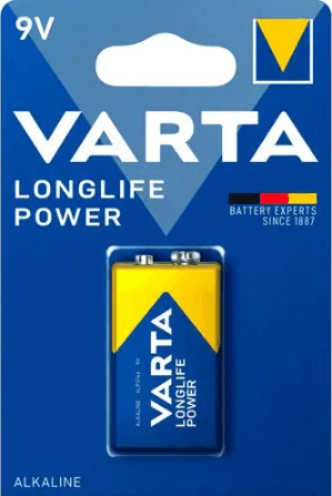 Varta Longlife Power 6LR61 Alkaline 9V elem (50db /csomag)