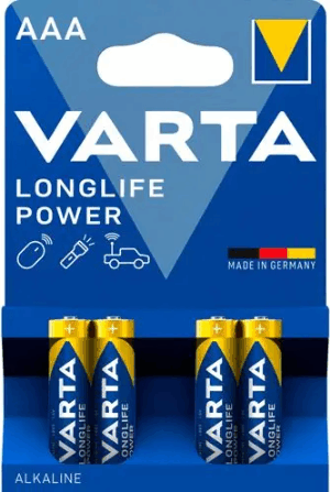 Varta Longlife Power Micro Alkaline AAA Ceruzaelem (200db /csomag) Varta Longlife Power Micro Alkaline AAA Ceruzaelem (200db /csomag)