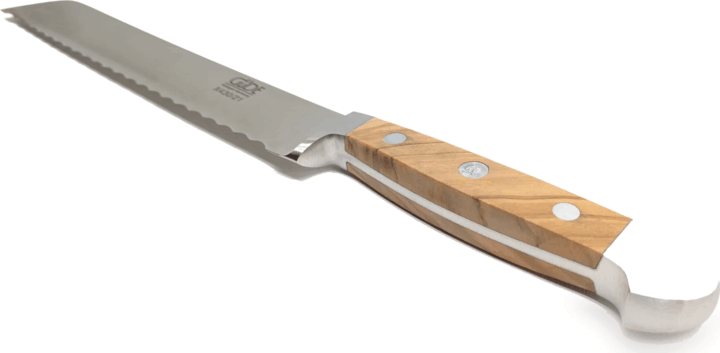Güde Alpha Olive Wood Kenyérvágó kés 21cm - Natúr Güde Alpha Olive Wood Kenyérvágó kés 21cm - Natúr