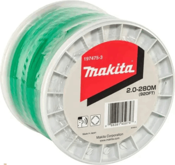 Makita 197475-3 Damil 2 mm x 280 m - Zöld