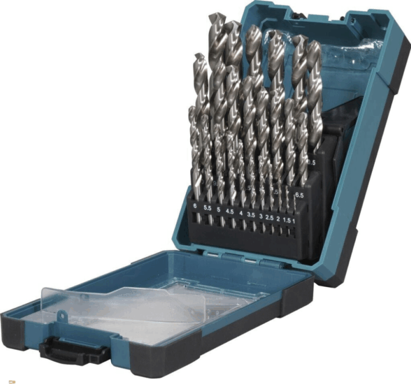 Makita D-78368 Ø 1 - 13 mm HSS-GS Hengeres Fémfúró készlet (25db/csomag)