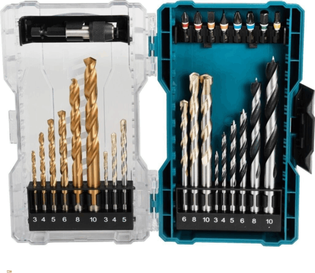 Makita E-07032 Fúrószár és csavarbitkészlet (27 db / csomag)