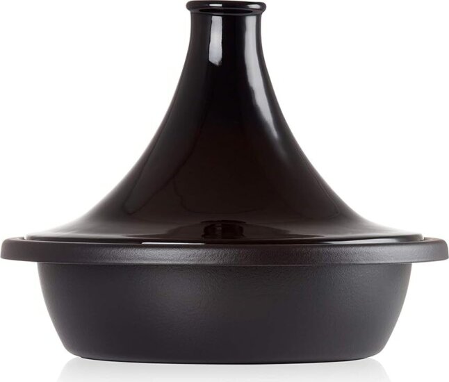 Le Creuset Tajine Öntöttvas Sütőedény 31cm - Fekete