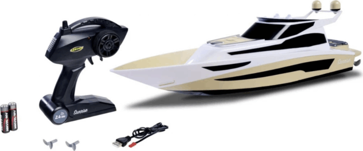 Carson RC RTR Yacht Hurikan 2,4G Távirányítós csónak - Fehér/Bézs
