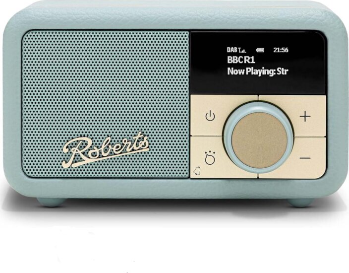 Roberts Radio Petite 2 Bluetooth hordozható FM/DAB/DAB+ Zsebrádió - Kék