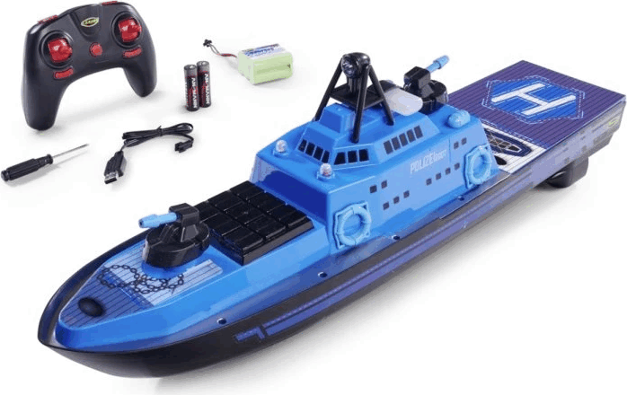 Carson RTR 2,4G Távirányítós rendőrcsónak - Kék