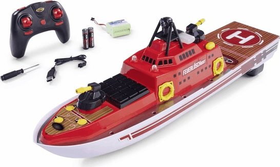 Carson RTR 2,4G Távirányítós tűzoltó hajó - Piros Carson RTR 2,4G Távirányítós tűzoltó hajó - Piros