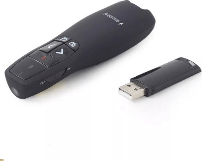 Gembird WP-L-12 Wireless Lézeres Presenter - Fekete