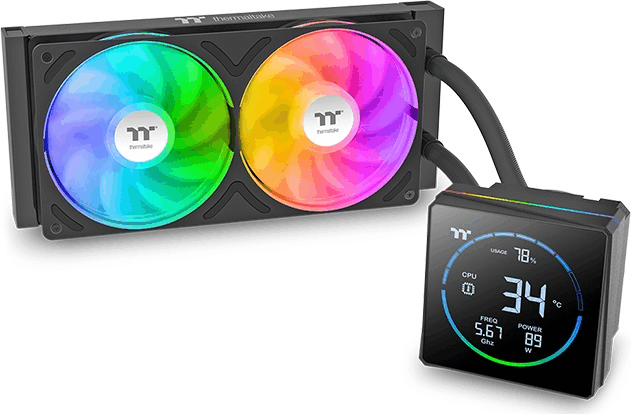 Thermaltake TH240-S V3 ARGB Sync AIO Univerzális CPU Vízhűtés
