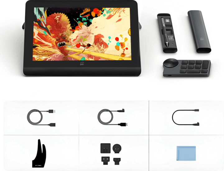 XP-PEN Artist Pro 14 (Gen 2) Digitális Rajztábla + X-Remote 14" - Fekete