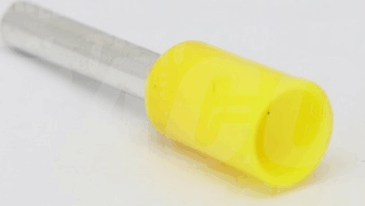 Tracon E090 1 mm2 Szigetelt érvéghüvely készlet 100 darab - Sárga