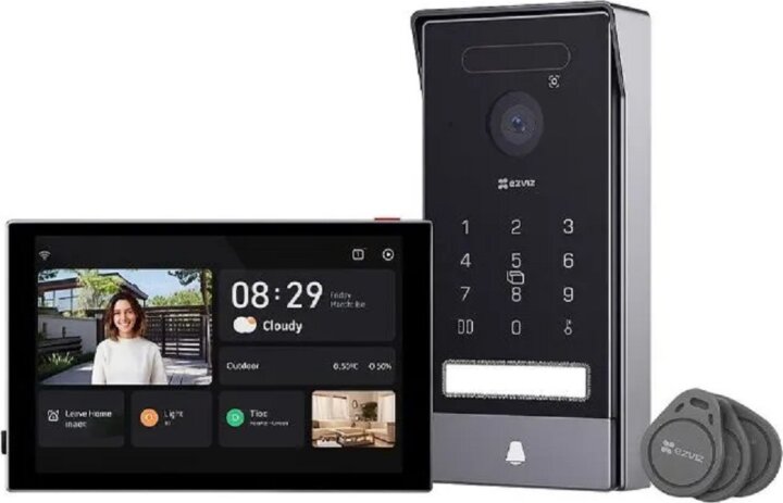 EZVIZ HP7 Pro okos 4K videó kaputelefon - Fekete