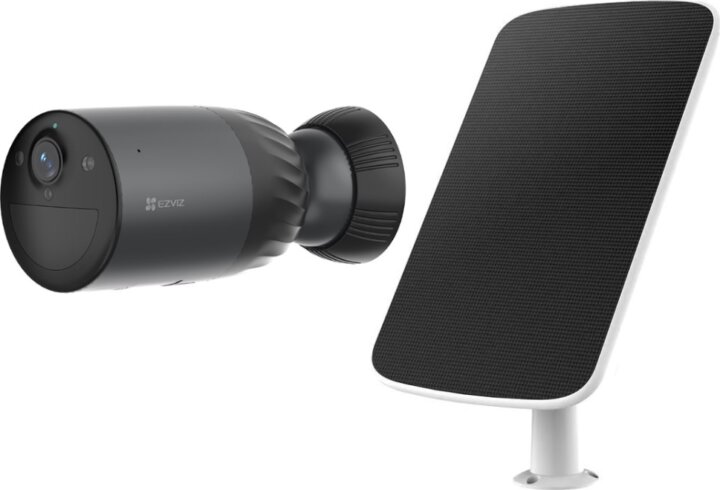 EZVIZ BC1C 6941545633244 2.8 mm 4K kültéri IP Bullet kamera napelemmel - Fekete