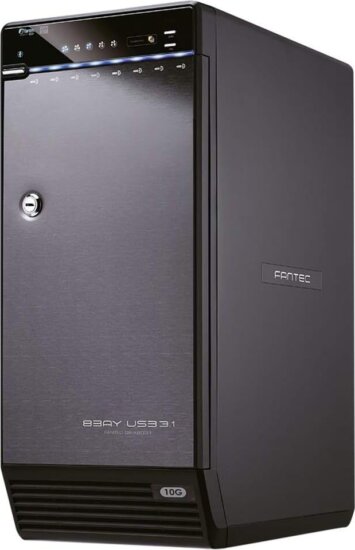 FANTEC QB-X8U31 8× 3,5" SATA USB 3.1 Külső HDD ház - Fekete FANTEC QB-X8U31 8× 3,5" SATA USB 3.1 Külső HDD ház - Fekete