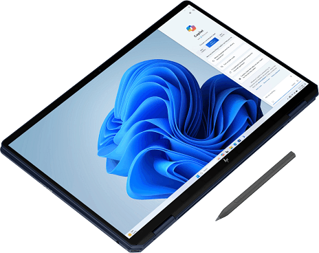 HP OmniBook Ultra Flip X360 14-fh0004nh Laptop Kék (14" Touch / Intel Core Ultra 9-288V / 32GB / 1TB SSD / Win 11 Home)
