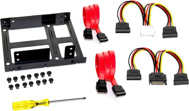FANTEC 2x 2,5" HDD/SSD Beépítő keret