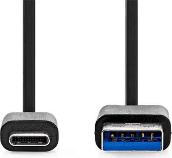 Nedis CCGW61600BK10 USB-A Apa - USB-C Apa 3.2 Adat és Töltőkábel 60W 1m - Fekete