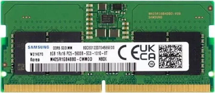 Samsung 8Gb / 5600 DDR5 SoDIMM CL46 Notebook RAM