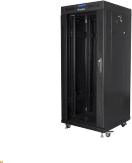 Lanberg 19" Álló rack szekrény 27U 600x600mm - Fekete Lanberg 19" Álló rack szekrény 27U 600x600mm - Fekete