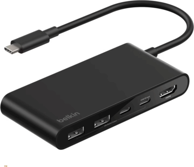 Belkin AVC022HQBK Univerzális USB-C Laptop dokkoló Állomás 150 Watt
