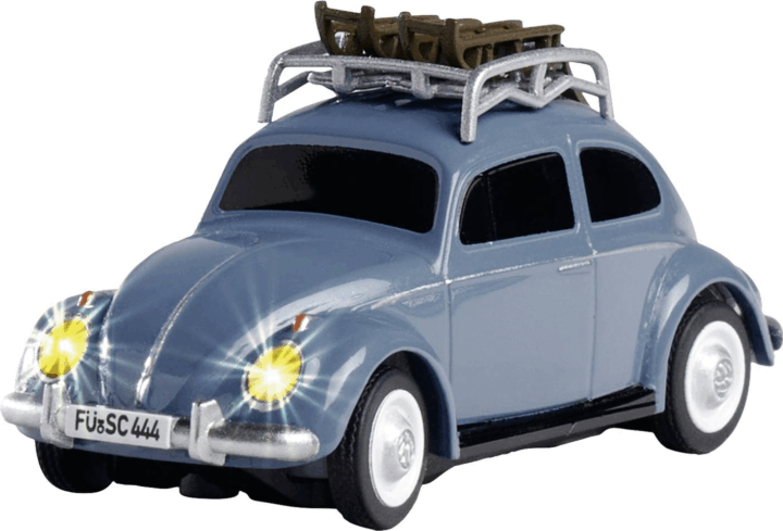Carson RTR VW Bogár Beetle Wintersport Távirányítós autó LED fénnyel 2,4G 1:87 - Kék