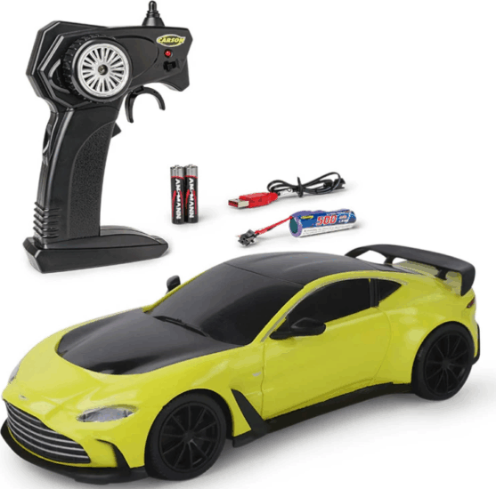 Carson RTR Aston Martin Vantage Távirányítós autó 2.4G 1:24 - Sárga