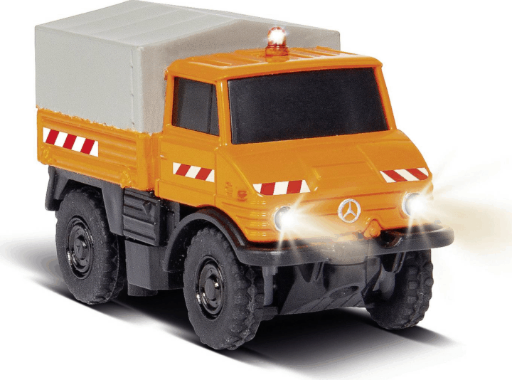 Carson RTR MB Unimog U406 Távirányítós teherautó 1:87 - Narancs