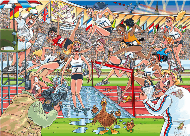 Jumbo Wasgij Orginal 44. Nyári játékok 1000 darabos puzzle Jumbo Wasgij Orginal 44. Nyári játékok 1000 darabos puzzle