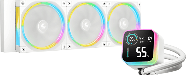 DeepCool LQ360 ULTRA WH ARGB 360mm All In One Univerzális CPU Vízhűtés - Fehér