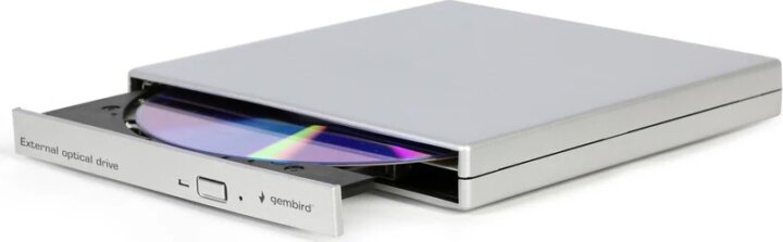Gembird DVD-USB-021-SV Külső USB 2.0 Slim DVD író - Ezüst Gembird DVD-USB-021-SV Külső USB 2.0 Slim DVD író - Ezüst