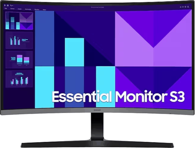 Samsung 27" LS27D392GAUXEN 16:9 FullHD VA Ívelt Monitor - Fekete Samsung 27" LS27D392GAUXEN 16:9 FullHD VA Ívelt Monitor - Fekete