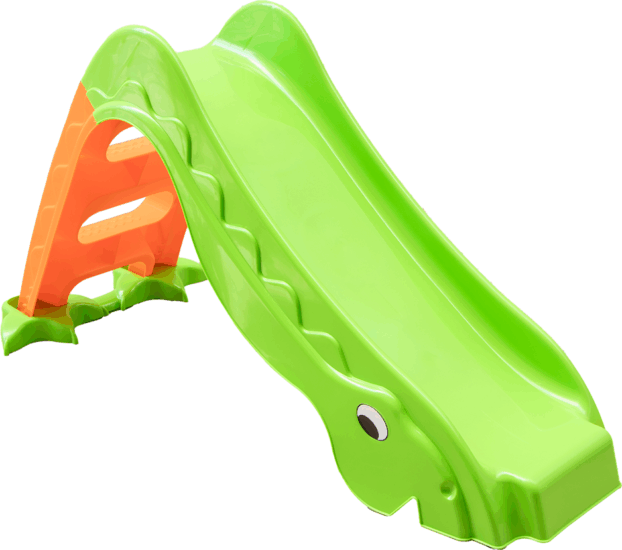 Flair 70334 Dragon Műanyag gyermek csúszda - Limezöld/Narancs
