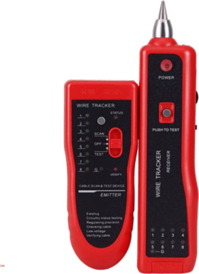 Walisec TCT-TM-9 Kábelteszter RJ11/RJ45 kábelekhez