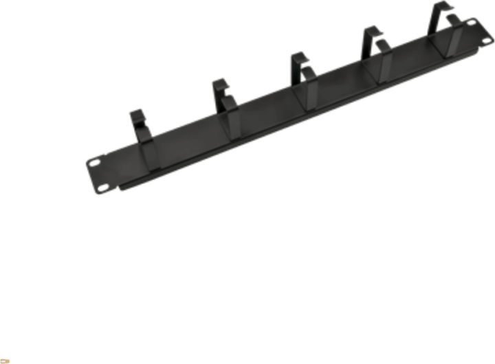 Walisec 1U 19" Racks zekrény kábelrendező - Fekete