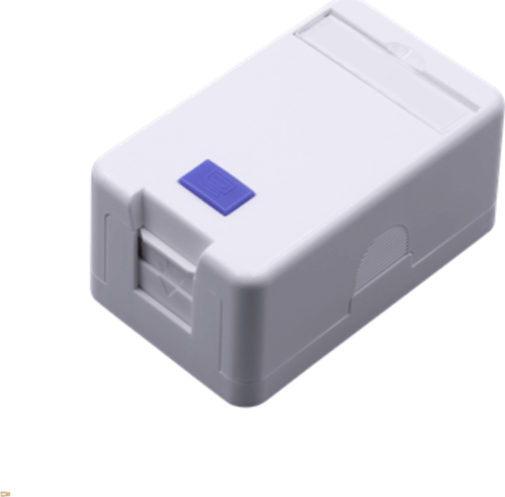 Walisec FP-SB01-1 1xRJ45 Keystone Fali Aljzat - Fehér