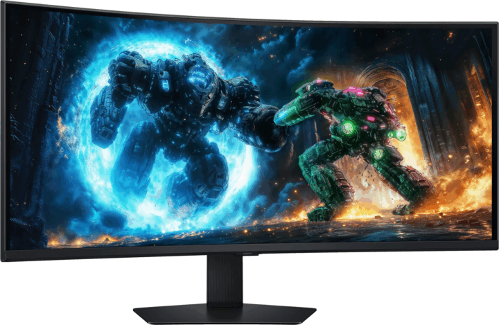 Samsung 40" LS40FG756EUXEN Odessey 21:9 4K WUHD VA LED Ívelt Gaming Monitor - Fekete