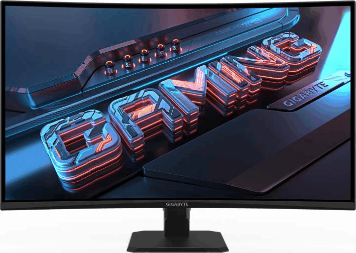 Gigabyte 31.5" GS32QA 16:9 QHD IPS LED Ívelt Gaming Monitor - Fekete