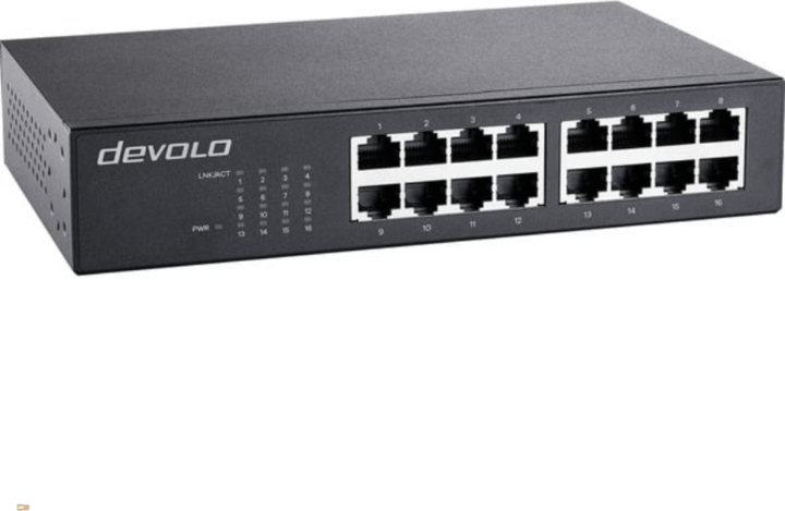 Devolo 7235 Fémházas 24-port Gigabit Rack Switch