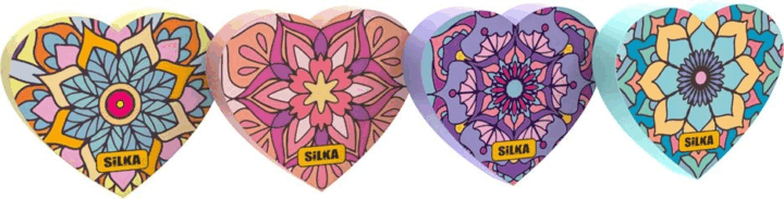 Silka Mandala Mintás radír - Több féle