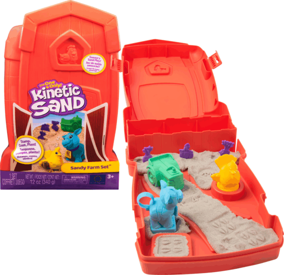 Spin Master 6072781 Kinetic Sand - Sandy Farm Formázható kinetikus homok szett
