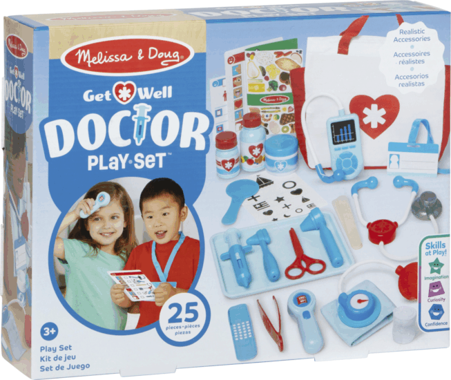 Spin Master Melissa & Doug Gyógyulj meg, Doktor! orvosi szerepjáték készlet