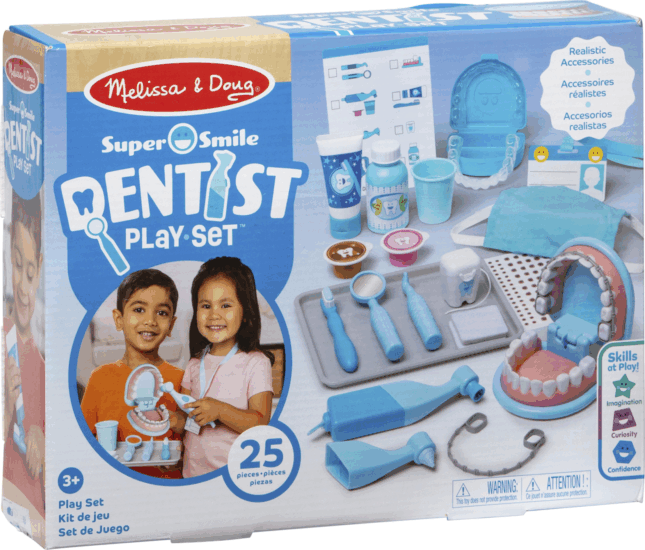 Spin Master Melissa & Doug - Szuper mosoly fogorvos szerepjáték készlet