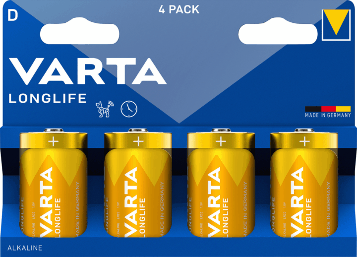 VARTA Longlife LR20 D mono Alkáli-mangán Ceruzaelem (10db / csomag)