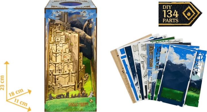 Revell Tiny Adventures A Gyűrűk Ura "Minas Tirith" Könyvtámasz építőkészlet