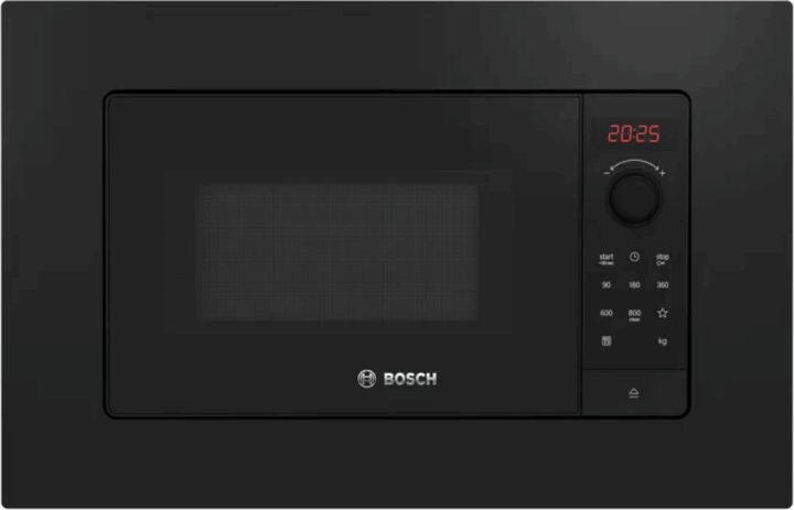 Bosch BFL623MB4 Beépíthető Mikrohullámú Sütő 20L 800W - Fekete