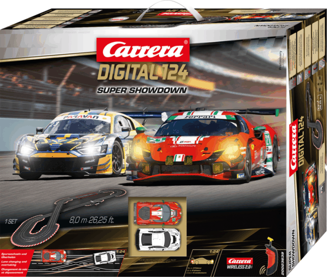 Carrera Digital 124 Super Showdown Versenypálya 8m