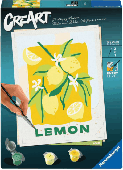 Ravensburger 25515 CreArt Festés számok szerint - Citromok festő készlet