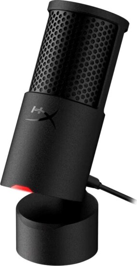 HP HyperX SoloCast 2 USB Asztali Kardioid Mikrofon - Fekete