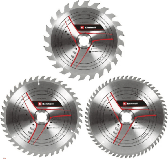 Einhell Fa Körfűrészlap készlet Ø250 x 30mm, 3,2mm 24 / 42 / 60 fog (3db / csomag)
