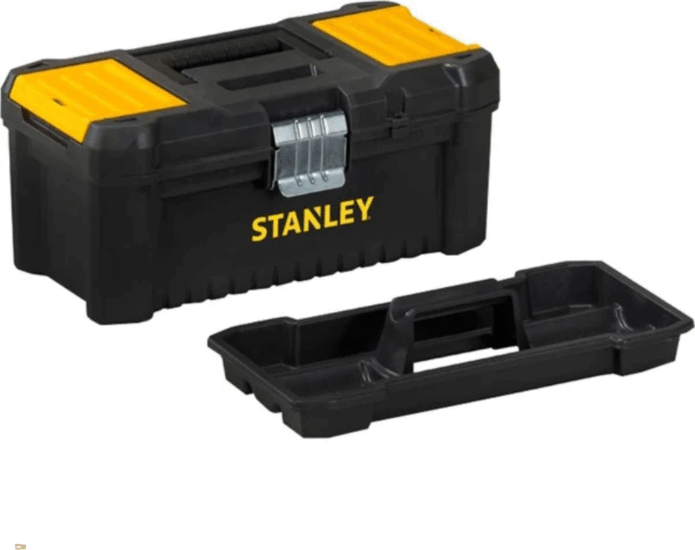 Stanley STST1-75515 Essential Szerszámos láda 32 x 13,2 x 18,8 cm - Fekete/Sárga